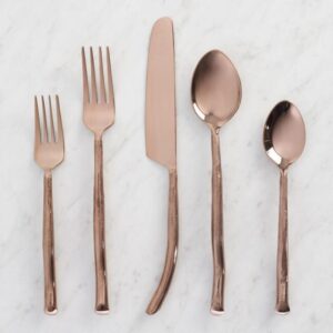 Rose Gold Flatware (3 Piece)