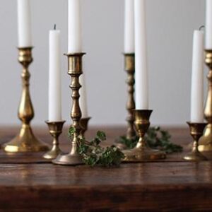 Assorted Brass Candlesticks