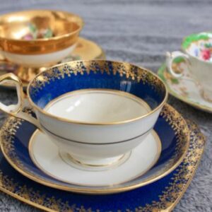 Tea Drinkware (Tea cup & 2 Saucers)