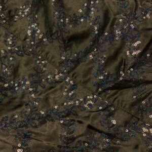 BLACK SEQUIN TABLECLOTH