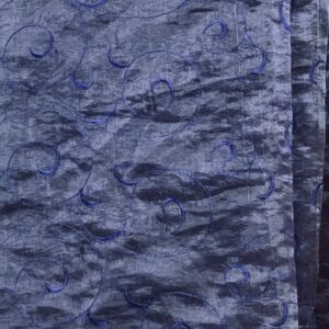 BLUE ORGANZA OVERLAY - 60" ROUND