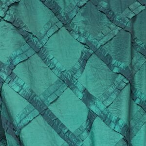 GREEN TORNASOL W/  PATTERN  TABLECLOTH