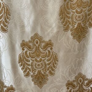 IVORY & GOLD CORINTHIAN TABLECLOTH