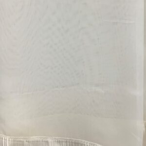 IVORY ORGANZA OVERLAY 90X90  TABLECLOTH