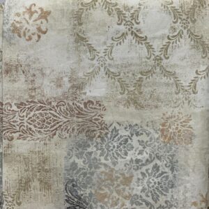 OLIVE DAMASK PRINT - 90x  TABLECLOTH