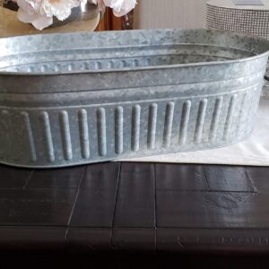 Galvanized tub