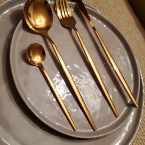 Gold Modern Flatware