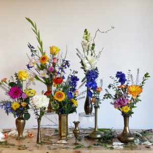 Vintage Solid Brass Vases - Various Styles and Sizes