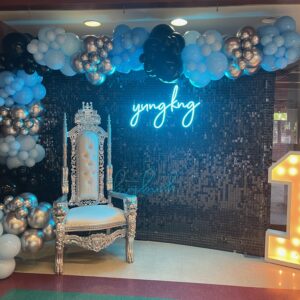 Sequin Wall Backdrop (Black)