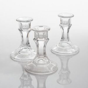 Glass Taper Candle Holders