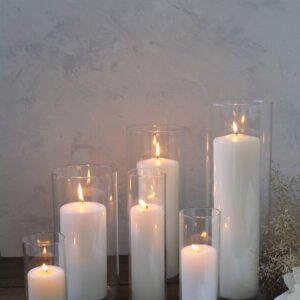 Assorted Hurricane Vases