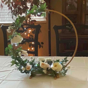 Gold Ring Centerpieces
