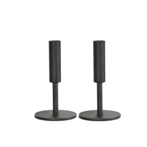 Matte Black Taper Candle Holder