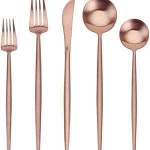 Matte Copper Flatware