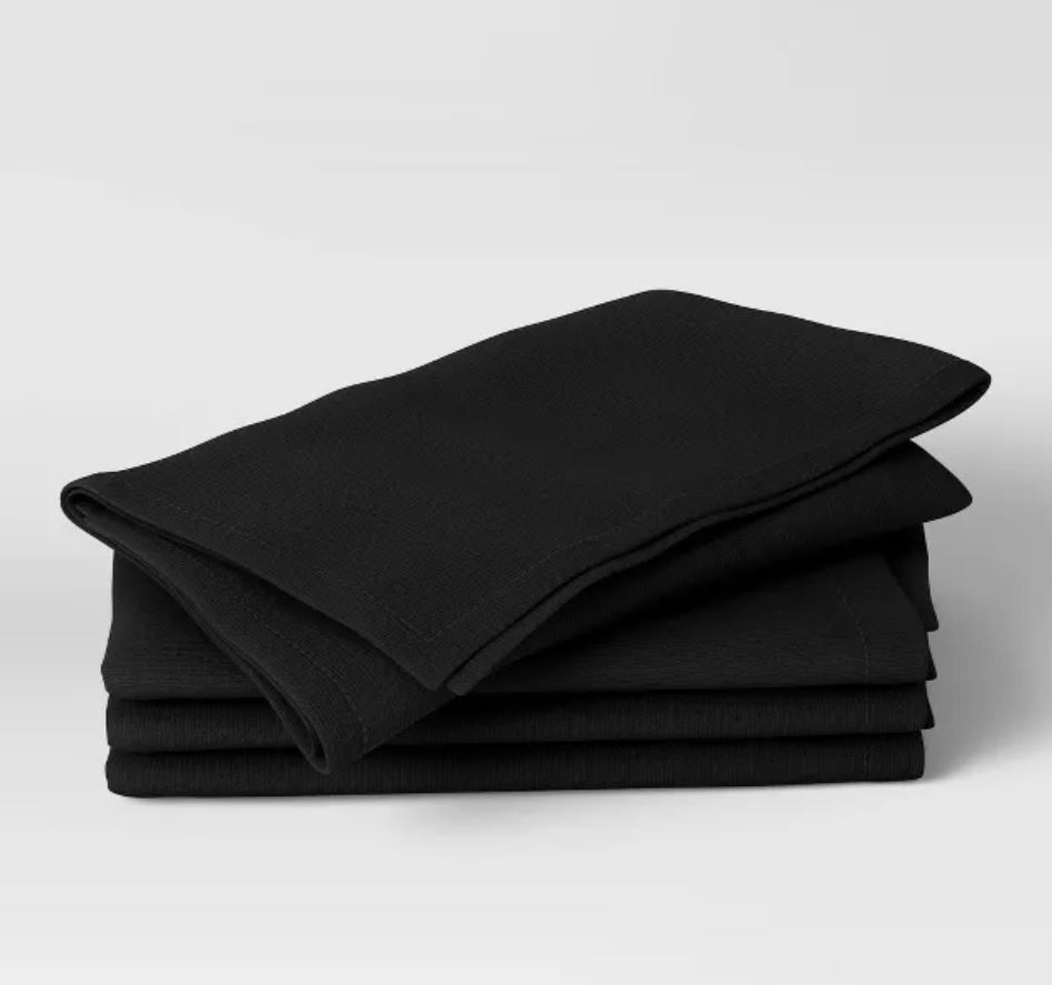Black Cotton Napkin