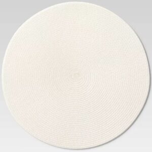 Round Cream Place Mat