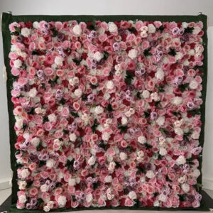 3D fabric floral wall