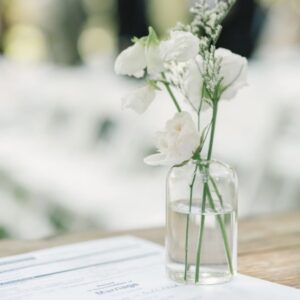 Clear Bud Vases (Mid Size)