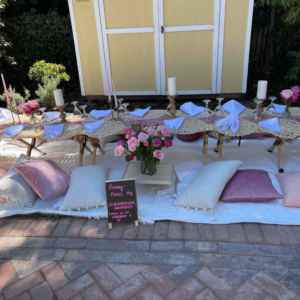 Folding picnic table