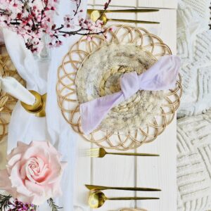 Boho Rattan Charger Plate