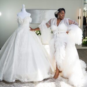 Couture Bridal/ Maternity Robe