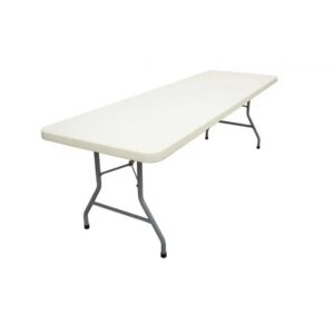 8ft White Folding Table