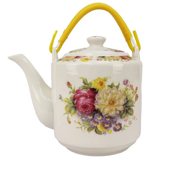 HeavenlyFlower Teapot01-Yellow68oz