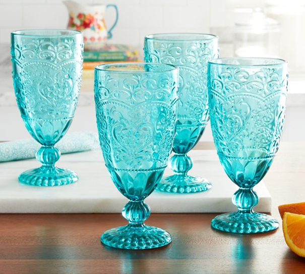 PioneerWoman-AmeliaWaterGobletsTeal