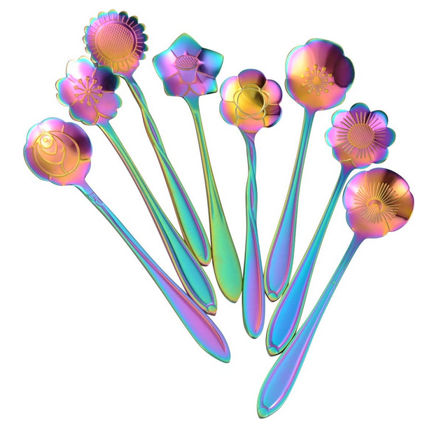 RainbowSS-FlowerDemitasseSpoonSet01-4.9in