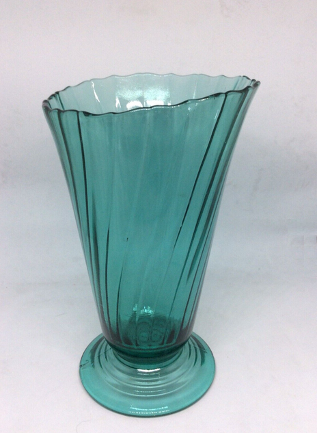 UltramarineVase-AsymetricBlueGreen-8in01