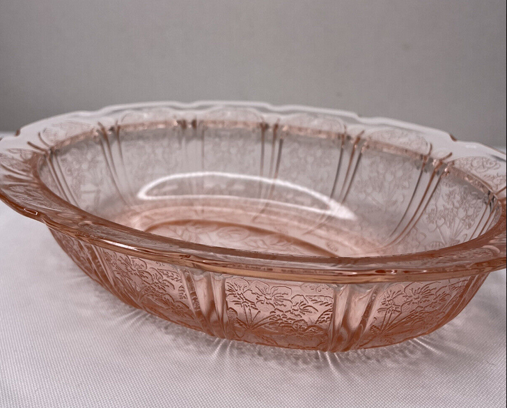 Jeannette-CherryBlossom-OvalServing Bowl01-PeachPink Jeannette-CherryBlossom-OvalServing Bowl01-PeachPink