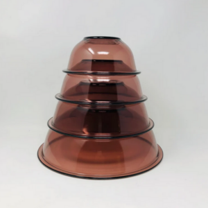 Pyrex Bakeware Cranberry Mixing Bowl Set 4 piece
