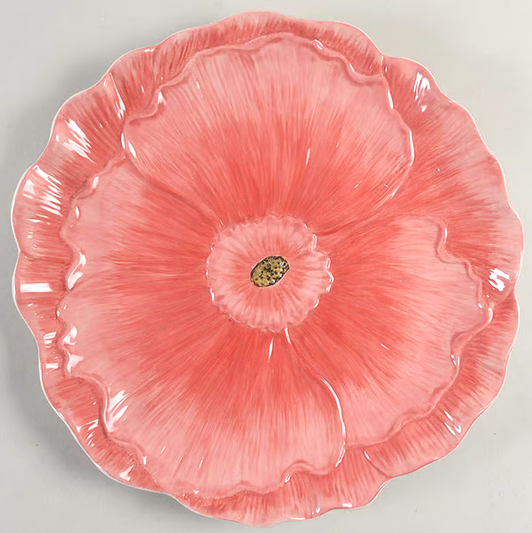 SweetBunny3-DPinkPoppyPlatter-11.5in SweetBunny3-DPinkPoppyPlatter-11.5in