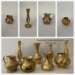 Brass Small Vase Assortment