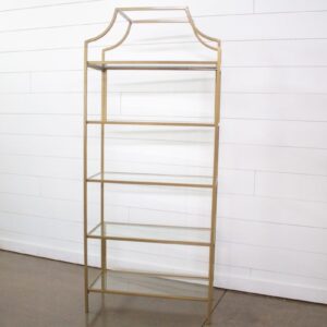 Gold Display Stand 5 shelves