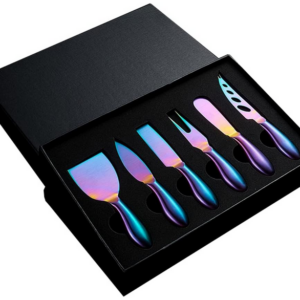 Gemstone 6-Piece Premium Cheese Knife Set