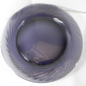 Pyrex Festiva Amethyst Purple Swirl Charger Platter 12"