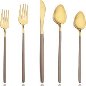 Gold&Coffee Flatware
