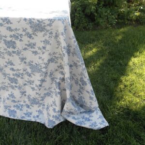French Blue Tablecloth