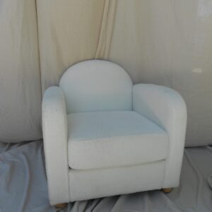 White Teddy Chair