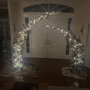 Cherry Blossom Halfmoon Arches