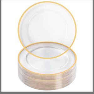 Gold Trim Charger Plates