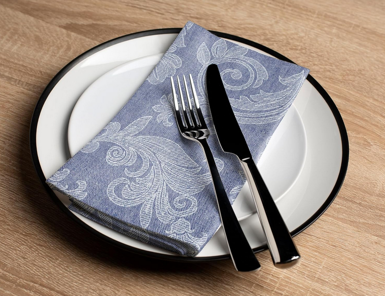 Tablelinen-NapkinJacquard-Blue00 Tablelinen-NapkinJacquard-Blue00
